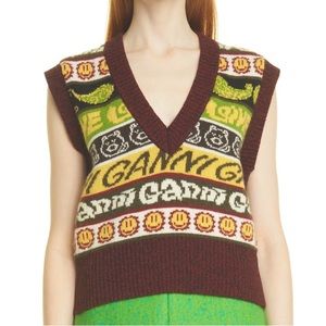 GANNI Sweater Vest/Top